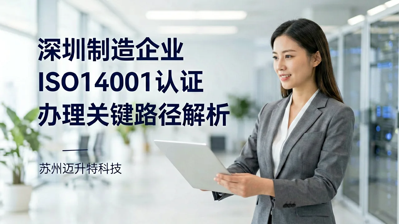 深圳制造企业ISO14001认证办理关键路径解析